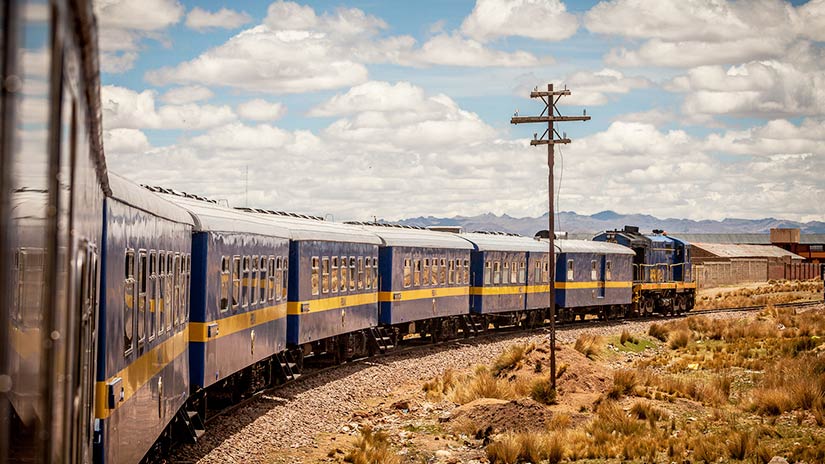 get from Lima to Machu Picchu in the train from Puno