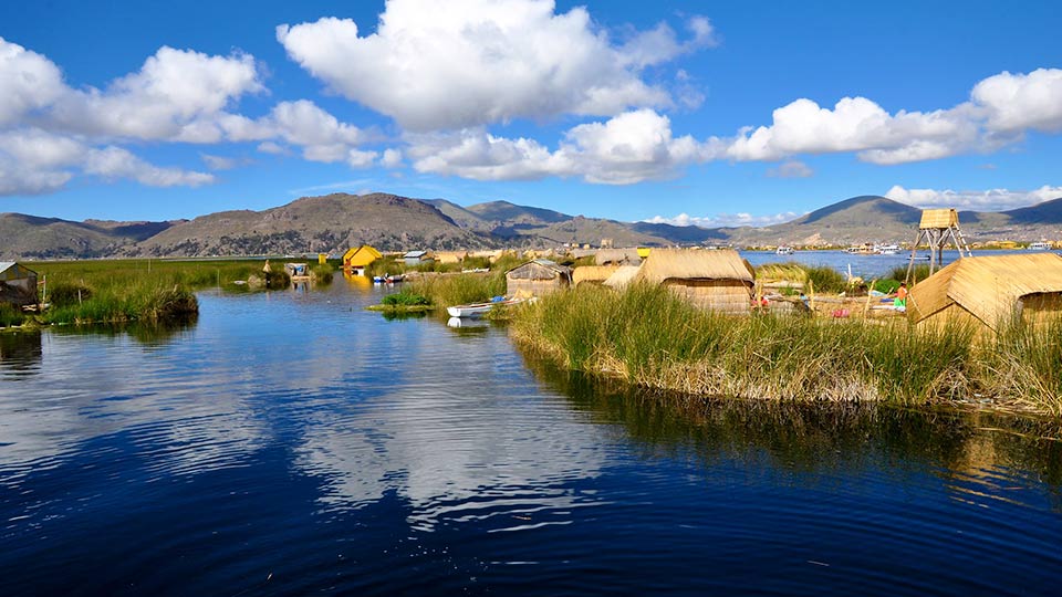 The Uros location and population