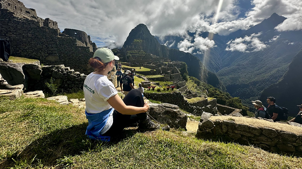 Hiking to Machu Picchu Peru