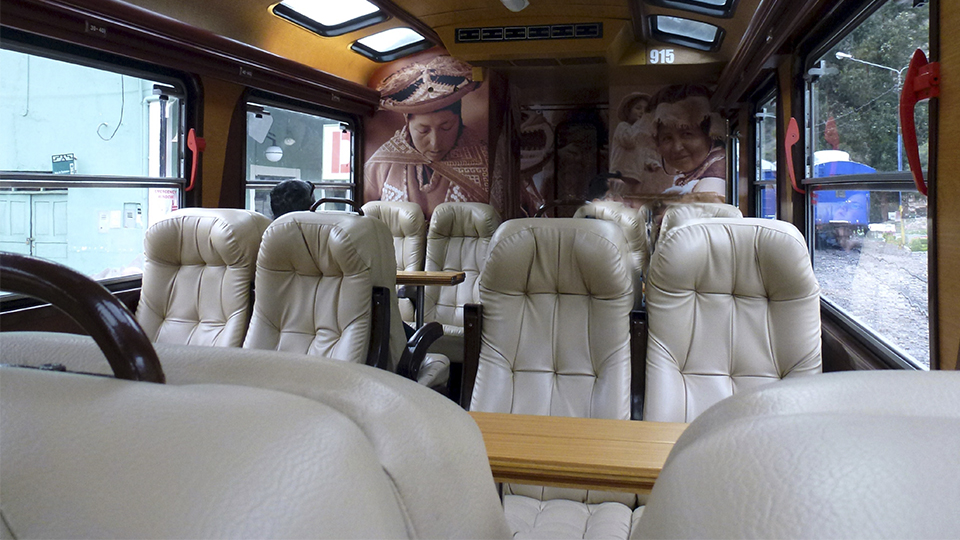 Inside Inca Rail luixury train